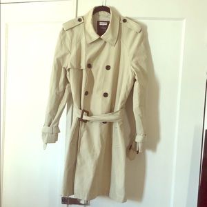 Hunter trench rain jacket